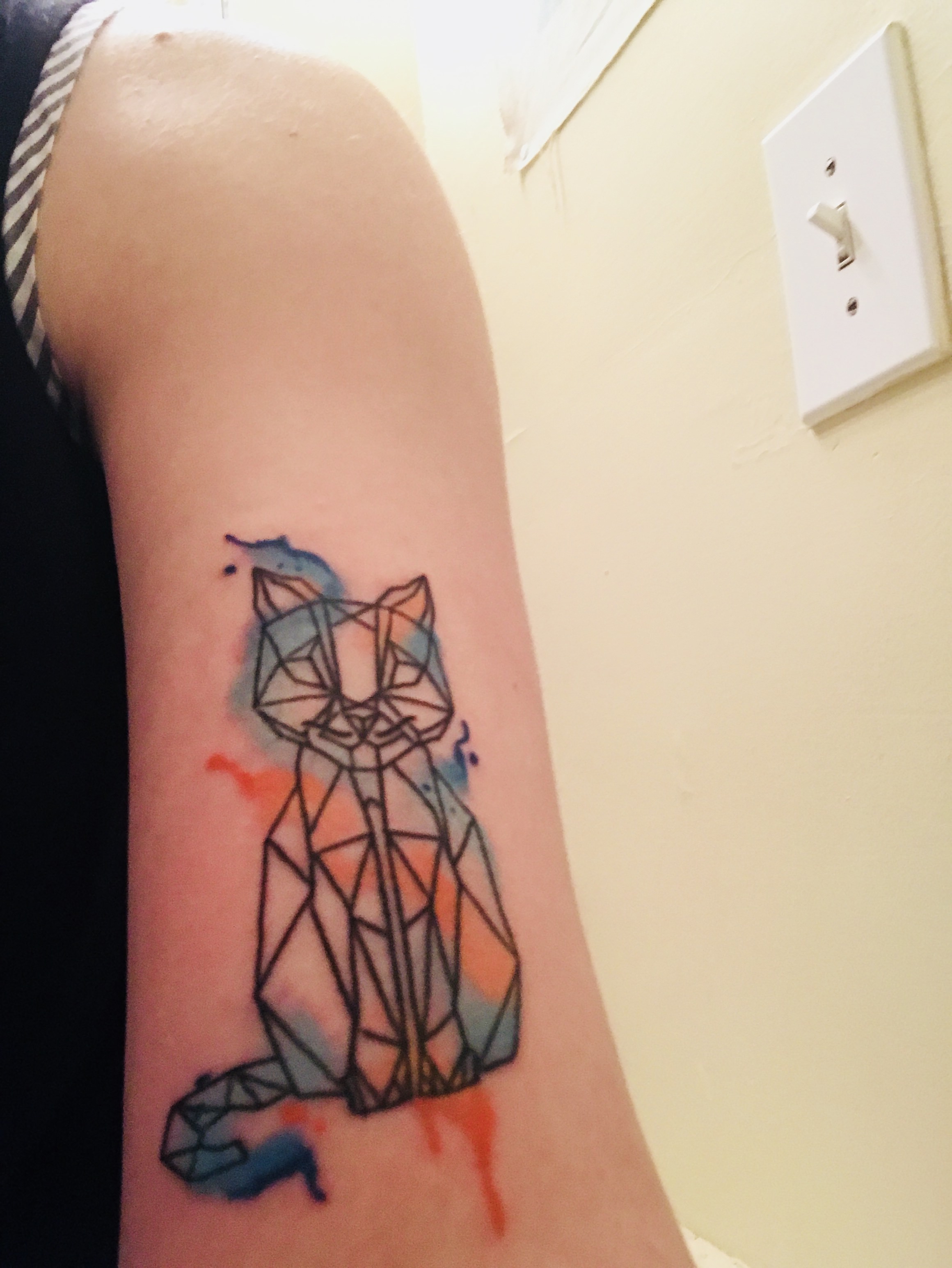 2320x3088 Watercolor Cat Tattoo - Watercolor Cat Tattoo