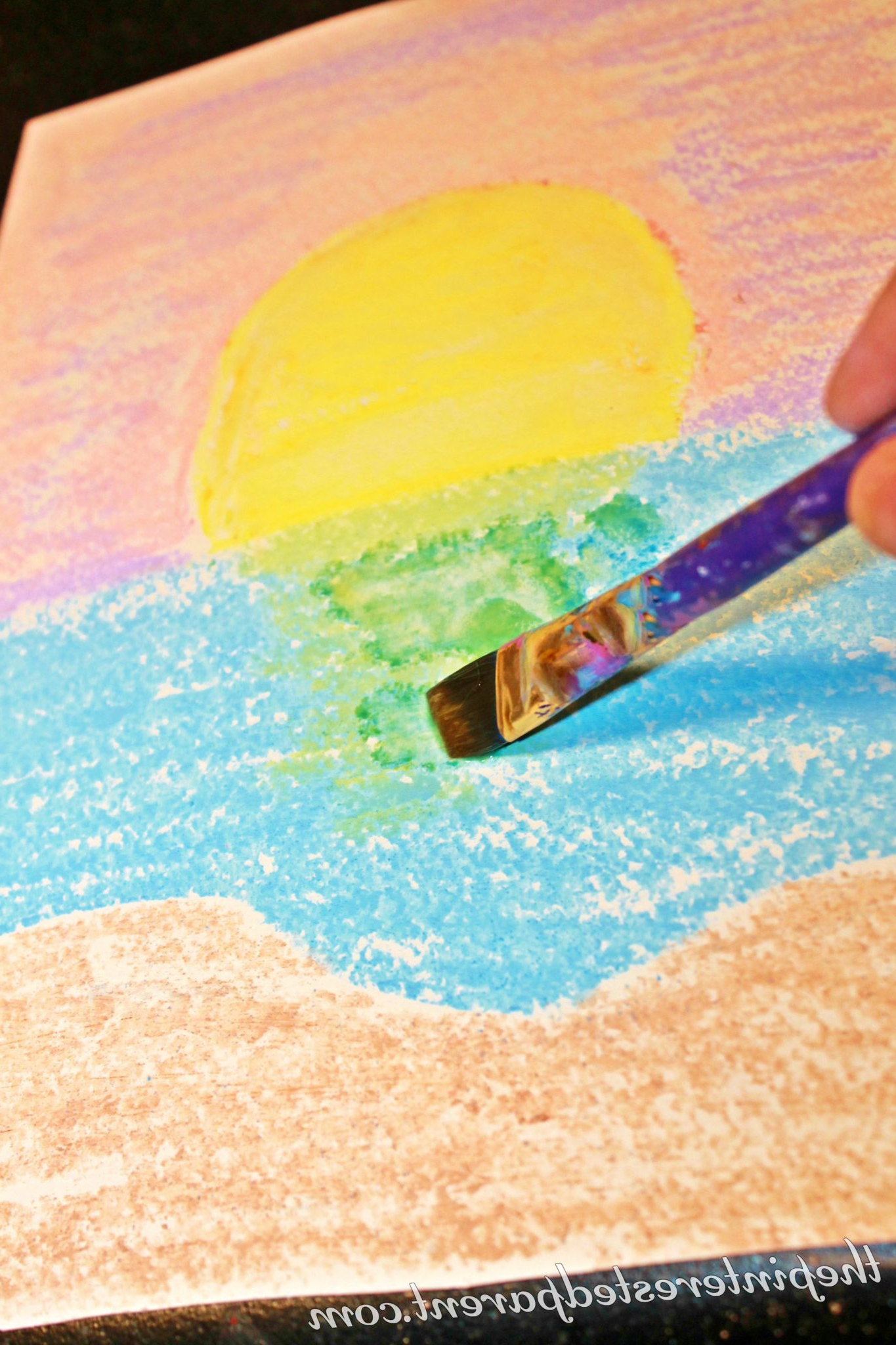 1365x2048 Easy Water Color Paintings Chalk Watercolor Painting The - Watercolor Chalk