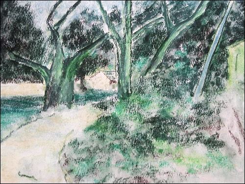 500x377 How To Use Water As A Blending Medium With Chalk Pastels - Watercolor Chalk