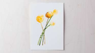 373x210 Daily Painting Challenge 31 Flowers To Paint With Yao Cheng By - Watercolor Challenge