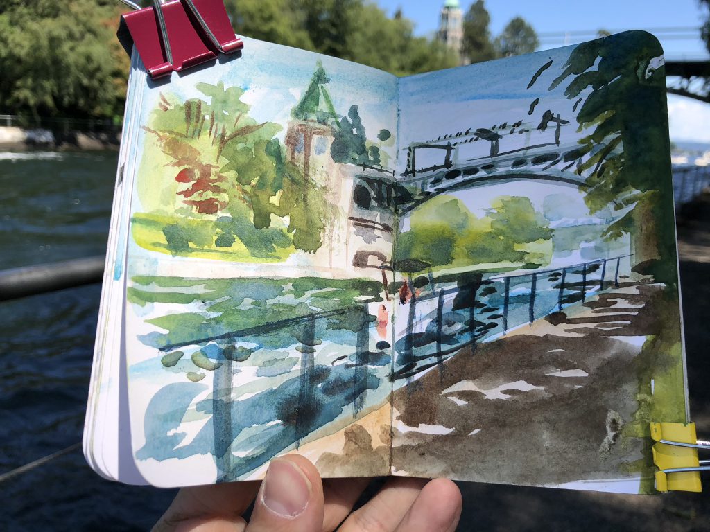 1024x768 Direct To Watercolor Online Challenge Gabriel Campanario - Watercolor Challenge