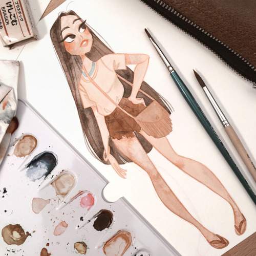 500x500 Karoline Pietrowski - Watercolor Character Design