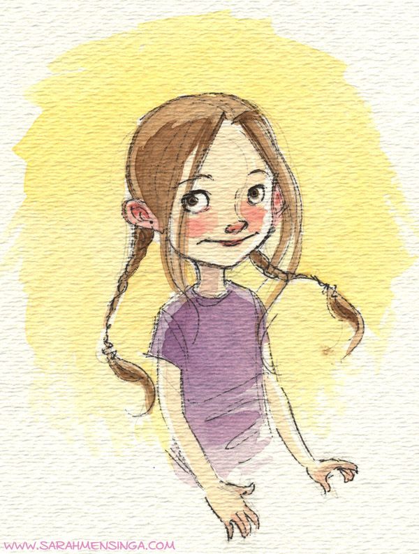 600x793 Little Watercolor Sketches Characters 5 In 2018 - Watercolor Character Design