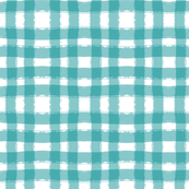 173x173 Watercolor Check In Aqua Giftwrap - Watercolor Checks
