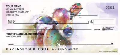 400x184 Watercolor Farm Checks - Watercolor Checks