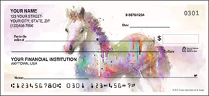 303x139 Farm Animal Checks - Watercolor Checks