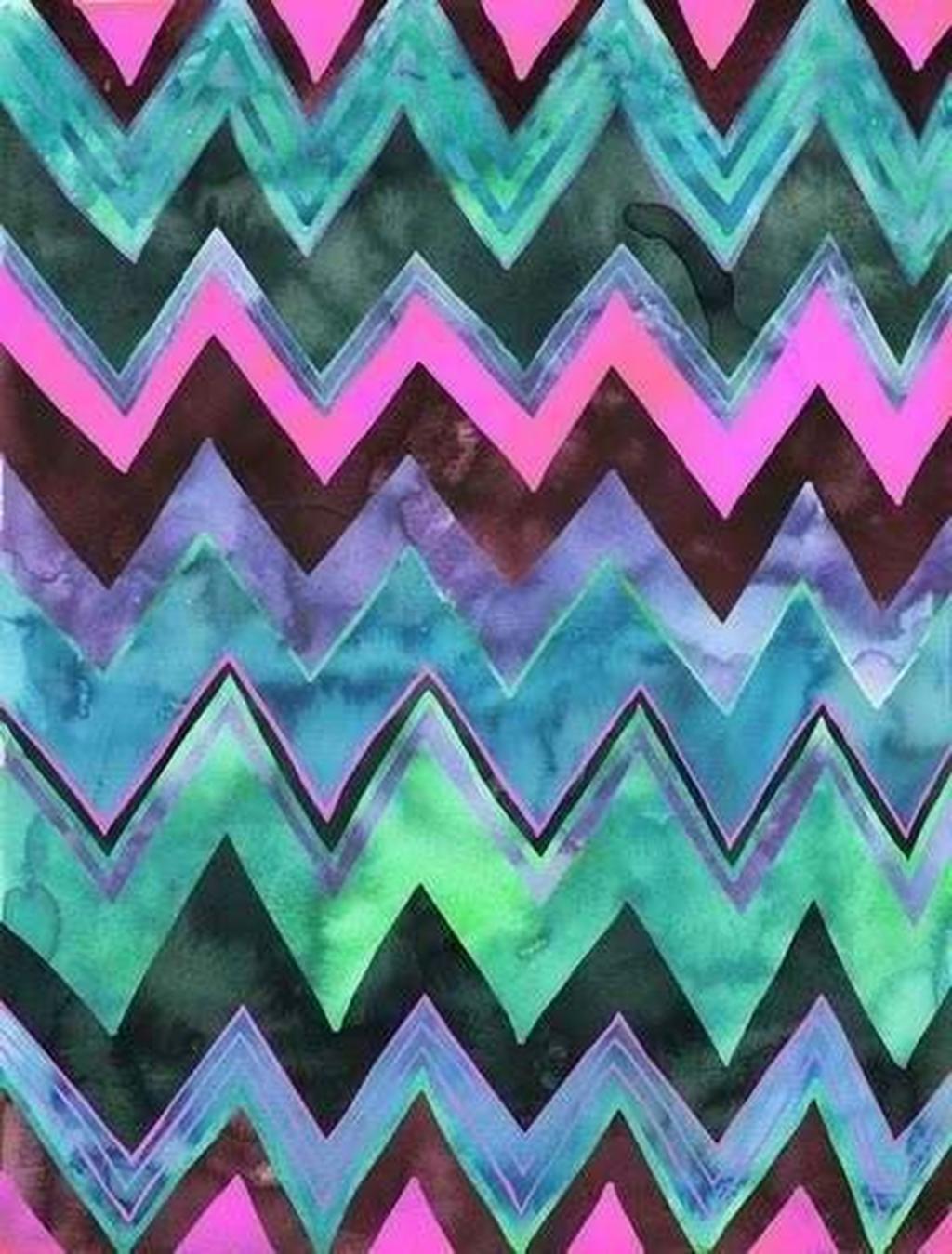 1024x1349 Watercolor Chevron Pretty Little Patterns - Watercolor Chevron Wallpaper