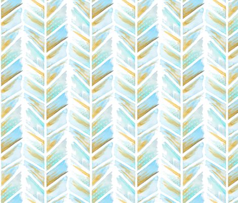 470x402 Watercolor Feather Chevron Wallpaper - Watercolor Chevron Wallpaper