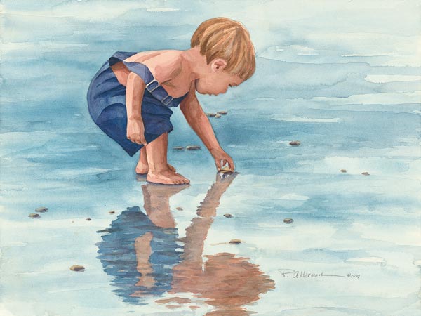 600x450 At The Heart Of Watercolor By Pamela - Watercolor Children