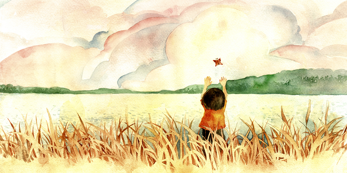 1200x600 Hyacinth - Watercolor Childrens Book