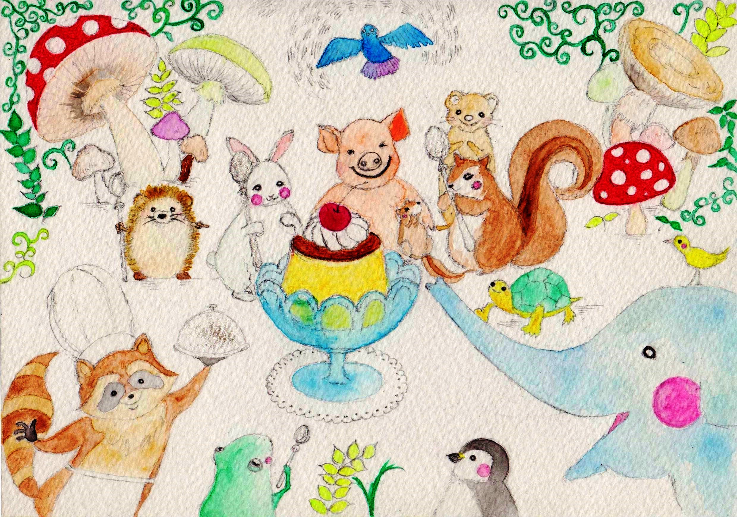 2480x1739 Watercolor Art - Watercolor Childrens Book