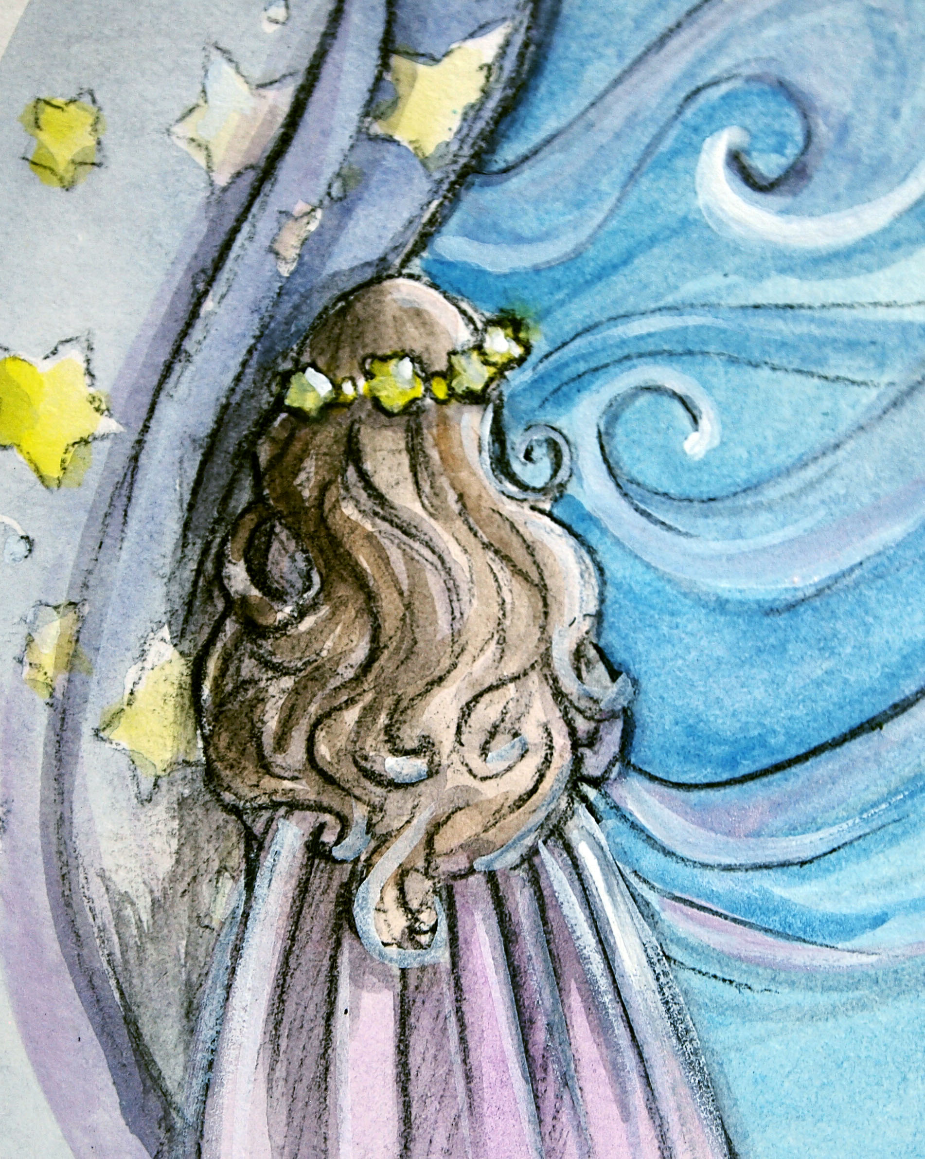 1902x2382 Watercolor Casie Sketches - Watercolor Childrens Book