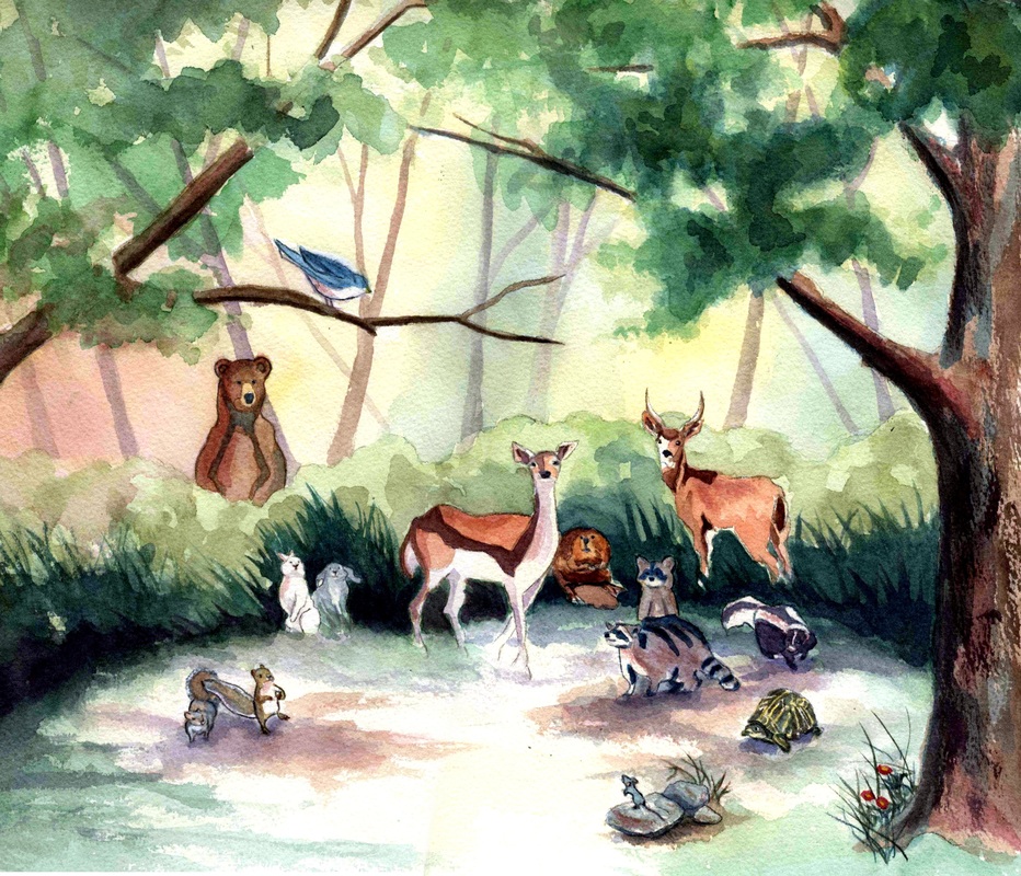 932x800 Children Books - Watercolor Childrens Book