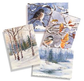 293x283 Daniel Smith Seattle Art Store Events Watercolor Holiday Card - Watercolor Christmas Card Ideas