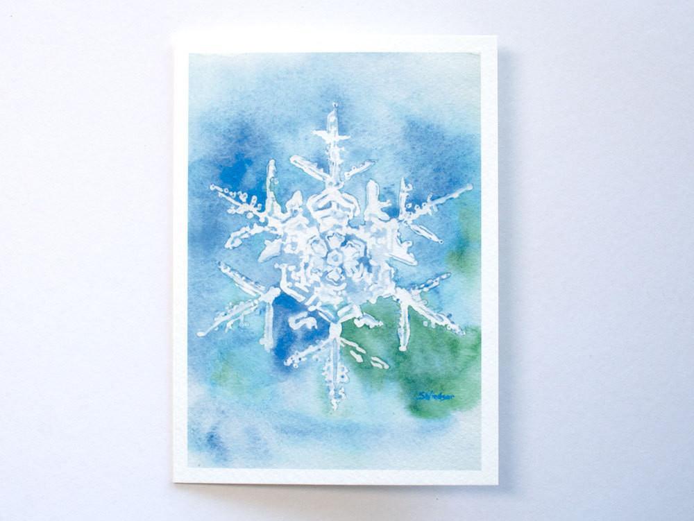 Watercolor Christmas Card Ideas at PaintingValley.com | Explore ...