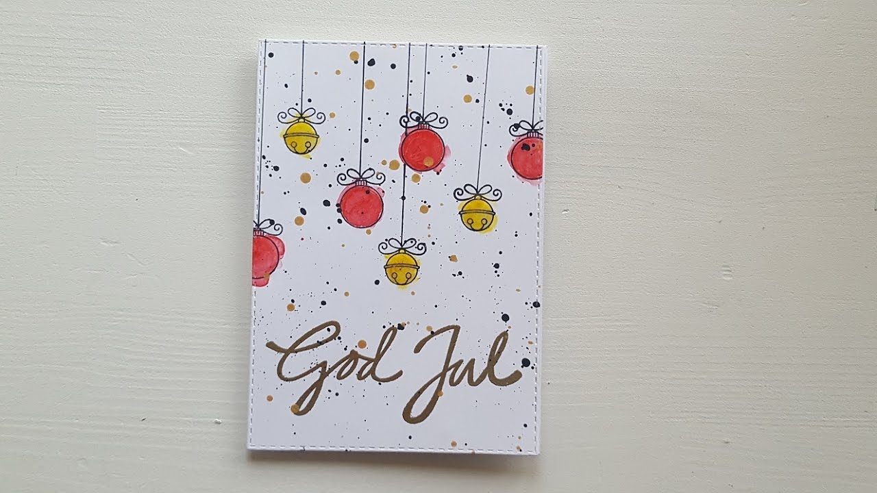 1280x720 Christmas Card Diy Card Making, Watercolor, Mft - Watercolor Christmas Cards