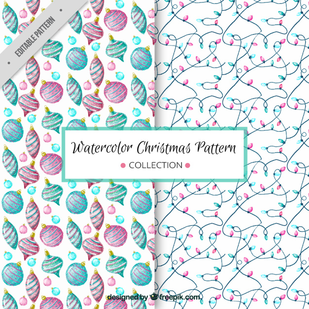626x626 Pretty Patterns Of Balls And Watercolor Christmas Lights Stock - Watercolor Christmas Lights