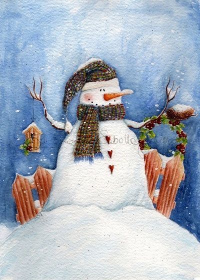 400x559 Pin By Vickie Demallie On Christmas Of Olde - Watercolor Christmas Scenes