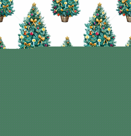 450x468 Watercolor Christmas Tree Pattern - Watercolor Christmas Tree