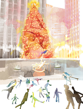 343x451 Holiday Archives - Watercolor Christmas Tree Cards