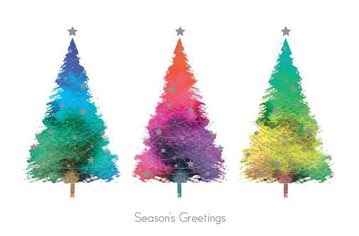 505x332 Image Result For Watercolor Christmas Card Ideas Art Projects - Watercolor Christmas Tree Cards