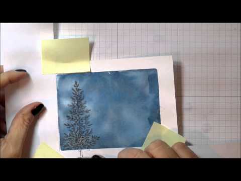 480x360 Lovely As A Tree Watercolor Christmas Card - Watercolor Christmas Tree Cards