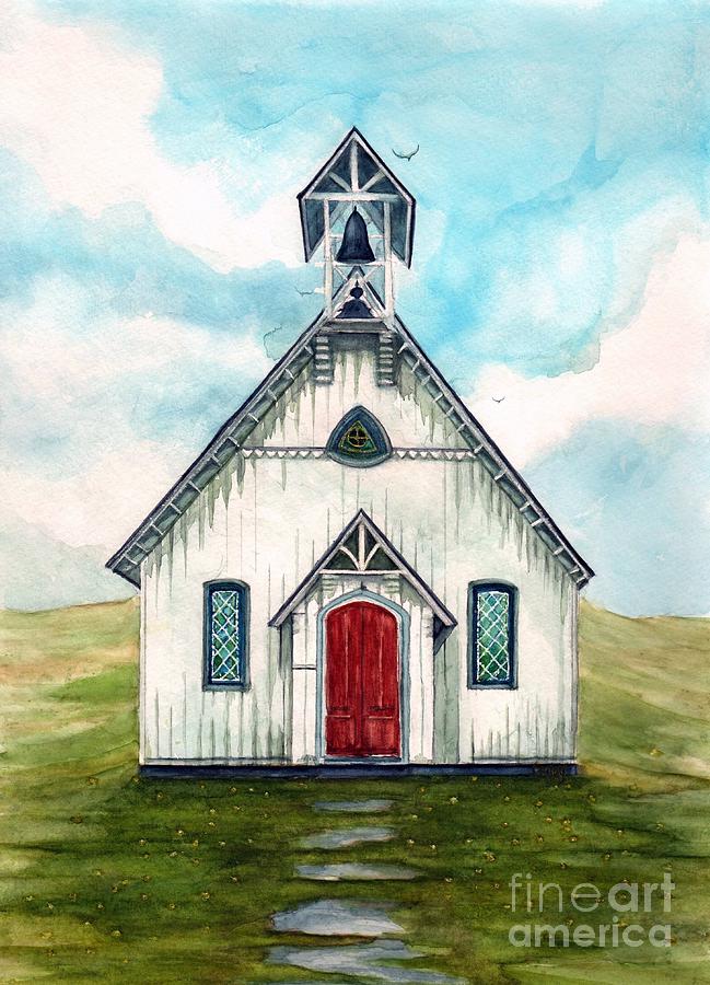 Watercolor Church Painting at Explore collection