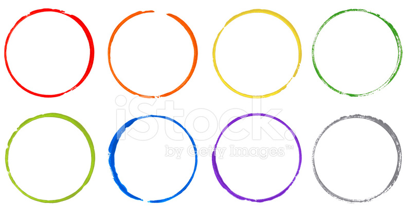 799x430 Colorful Rainbow Watercolor Circle Stock Photos - Watercolor Circle