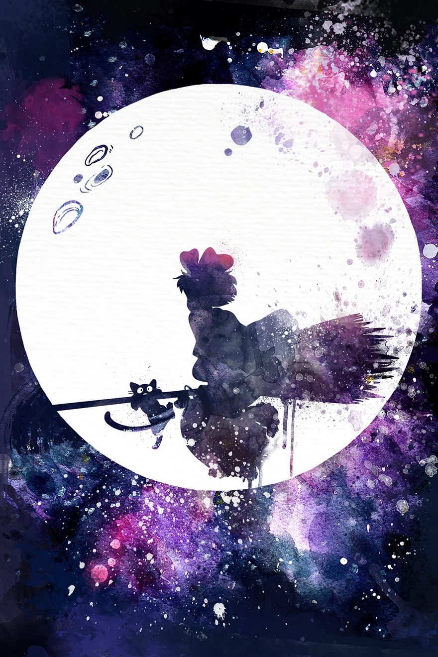 880x1320 My Watercolor Cartoon Fan Art Bored Panda - Watercolor Circle Art