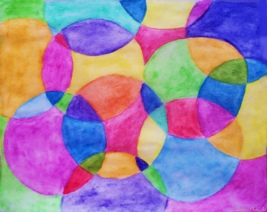 Watercolor Circle Art at PaintingValley.com | Explore collection of ...