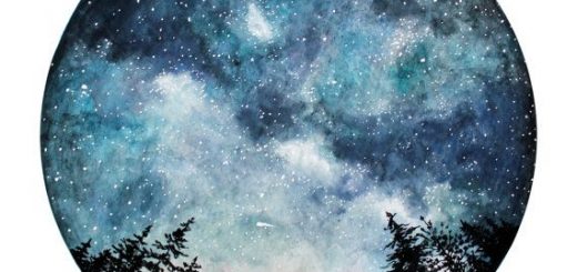 520x245 Watercolor - Watercolor Circle Art