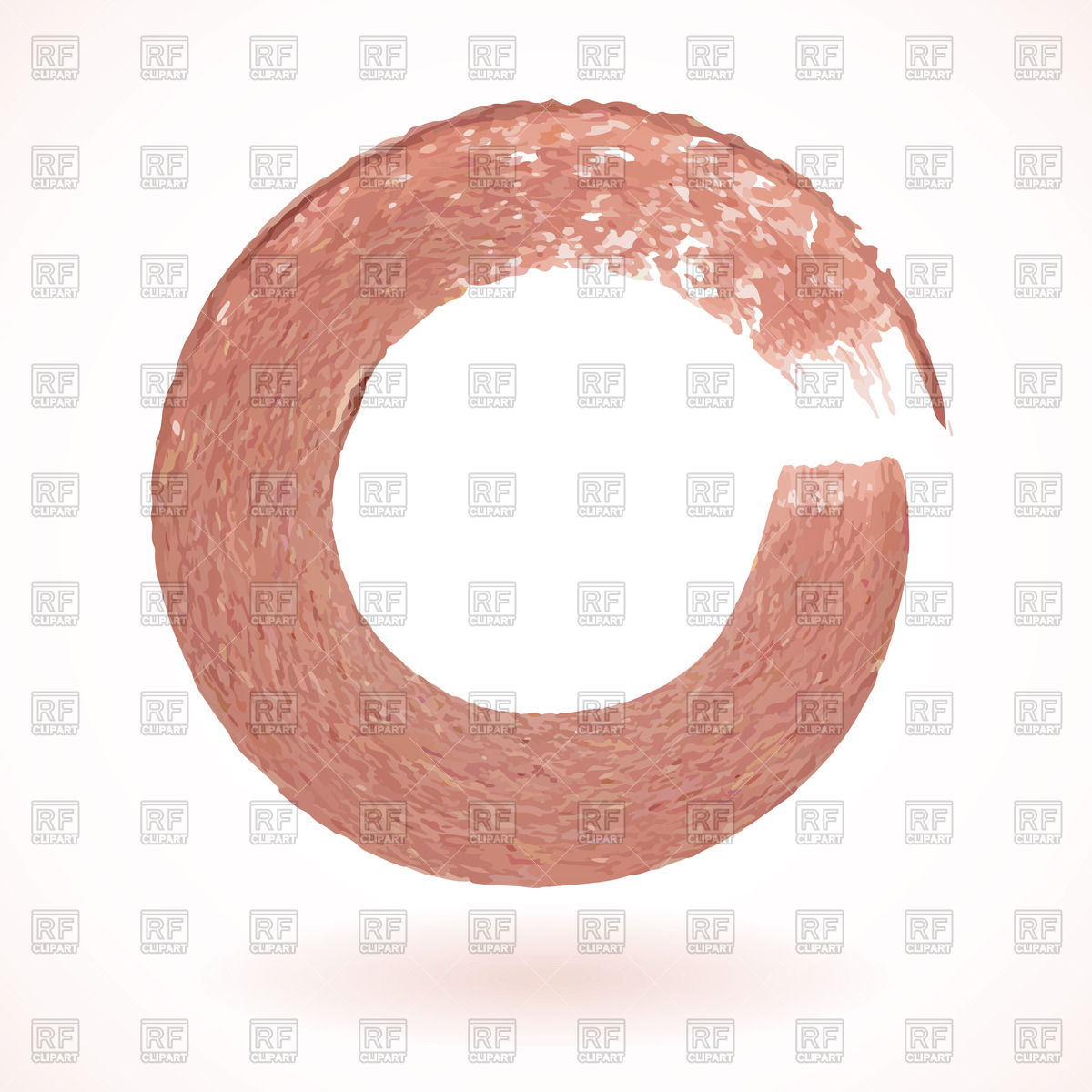 1200x1200 Bronze Watercolor Circle Vector Image Vector Artwork Of Design - Watercolor Circle Vector