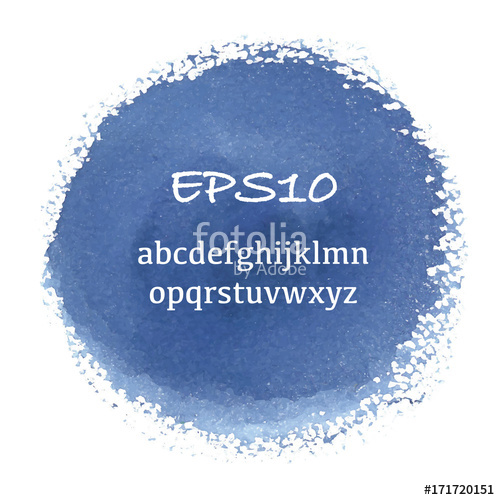 500x500 Watercolor Circle. Vector Illustration. Stock Image And Royalty - Watercolor Circle Vector