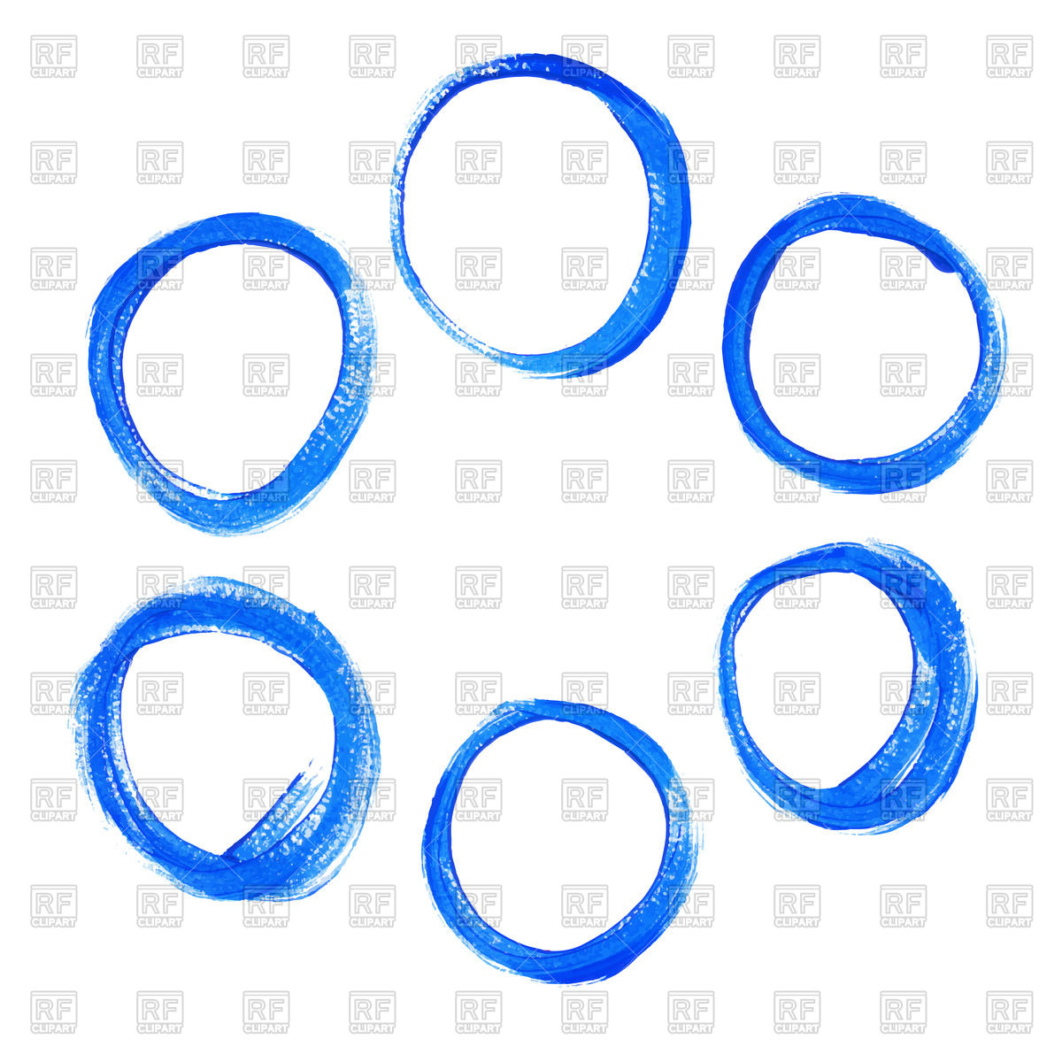 1200x1200 Blue Watercolor Circles Vector Image Vector Artwork Of Design - Watercolor Circle Vector