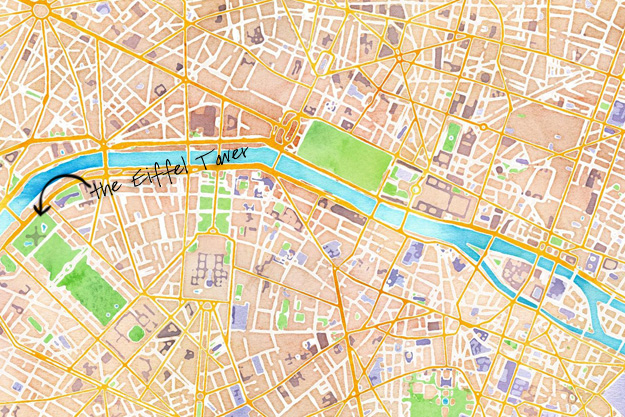 625x417 Watercolor Maps Like Want Need - Watercolor City Map