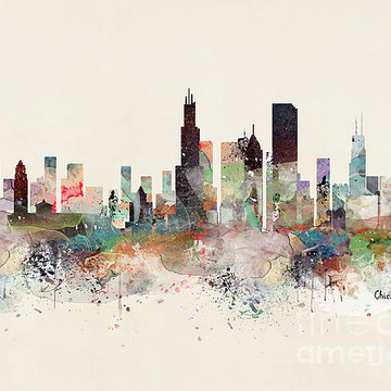 360x360 Bri Buckley - Watercolor City Skyline
