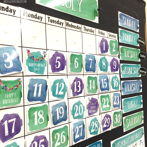 480x480 Sneak Peak} Watercolor Classroom Theme - Watercolor Classroom