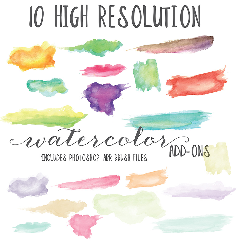 1000x1000 Painted Clip Art - Watercolor Clip Studio Paint