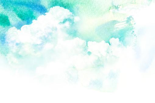 509x339 Five Great Watercolor Painting Techniques - Watercolor Clouds