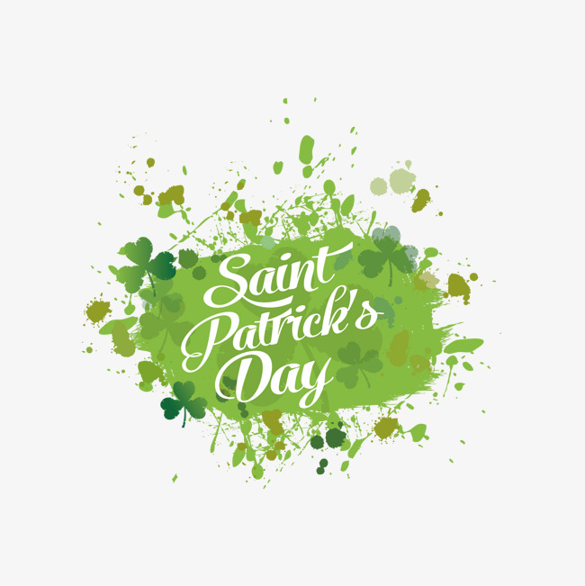 650x651 Vector Watercolor And Clover, Watercolor Vector, Vector Diagram - Watercolor Clover