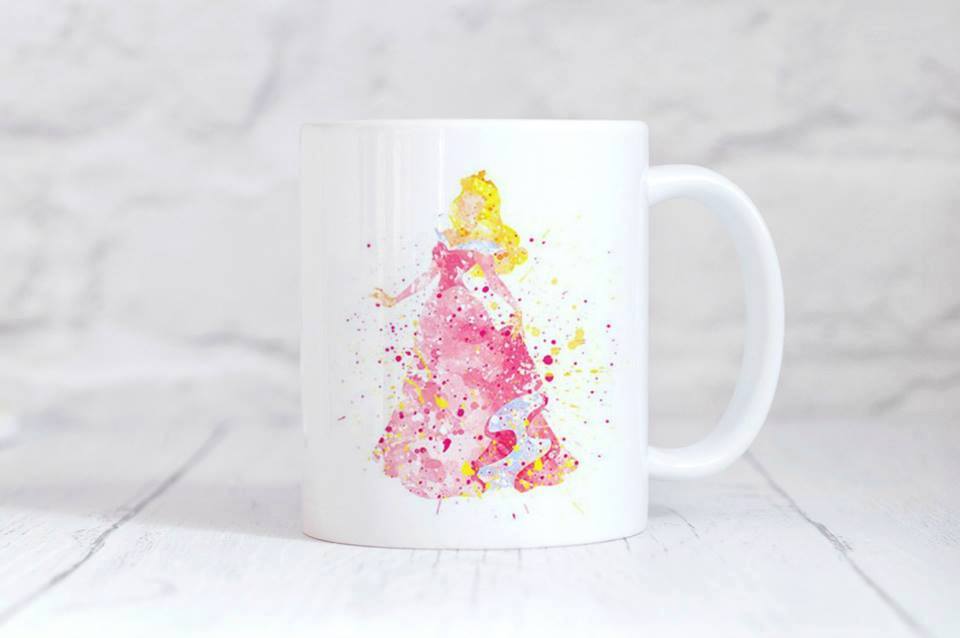 960x638 Sleeping Beauty Watercolor Coffee Mug Simply Crafty - Watercolor Coffee Mug