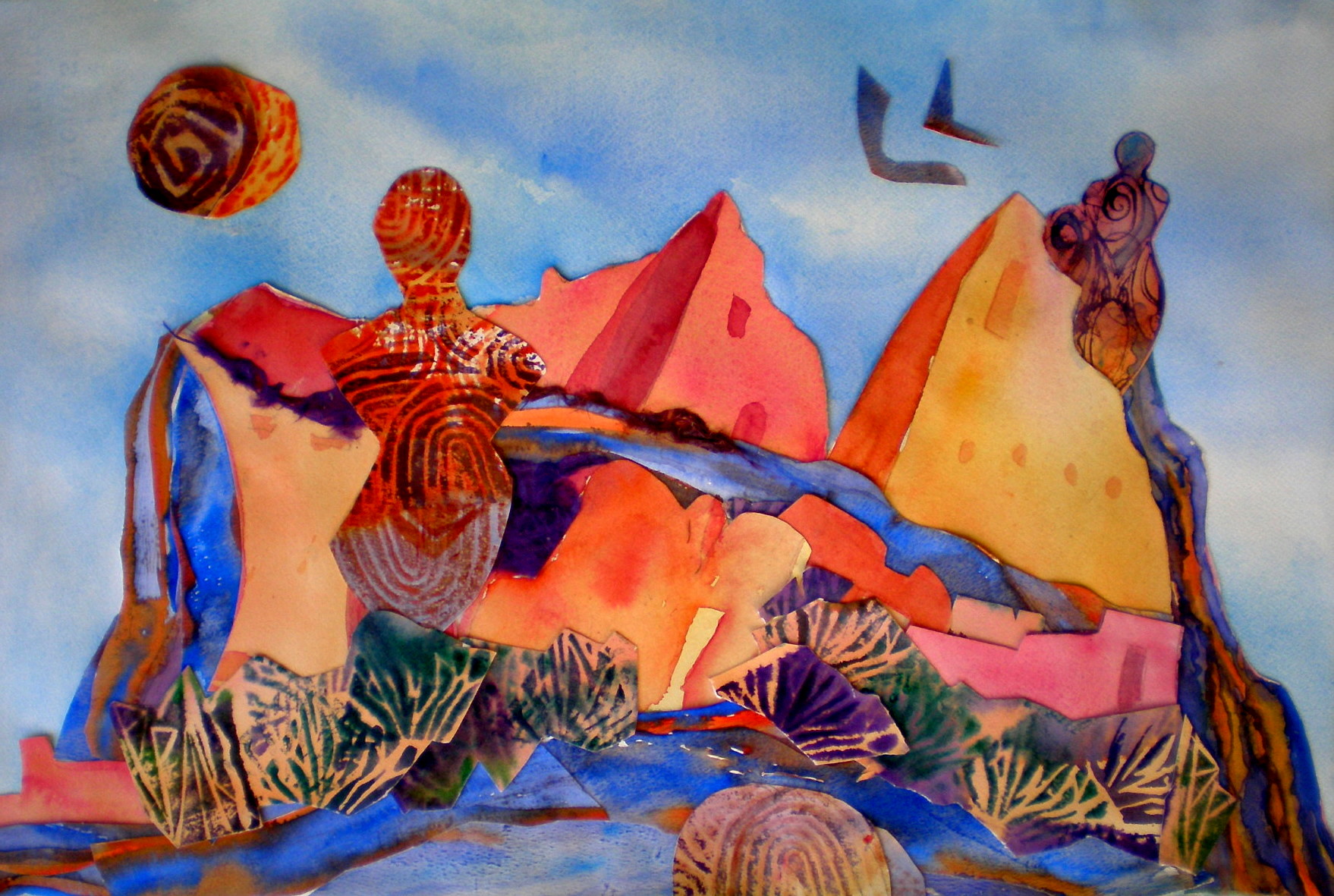 1758x1181 Watercolor Collage - Watercolor Collage