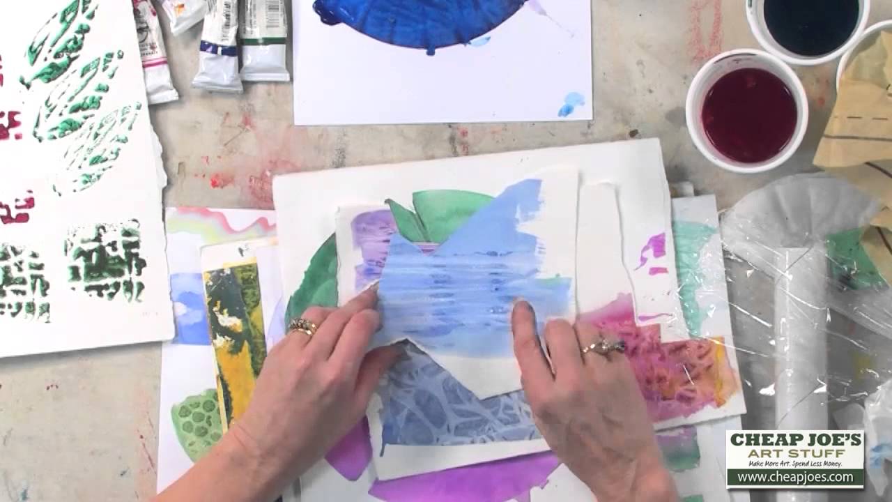 1280x720 Creating A Watercolor Collage With Cathy Taylor - Watercolor Collage