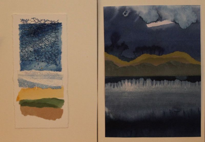 800x555 Textiles Amp Stained Glass - Watercolor Collage Techniques