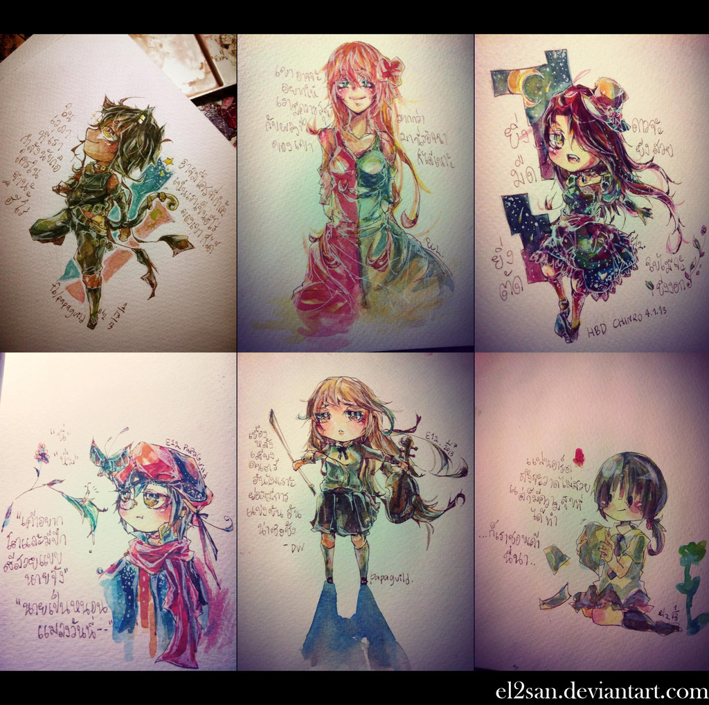 1024x1018 Quotes From Watercolor Collection By El2san - Watercolor Collection