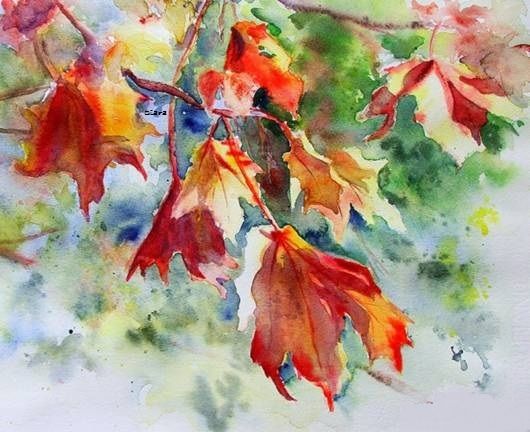 530x432 Pin By Mary Stocum On Simply Silentartists Art - Watercolor Color Combinations