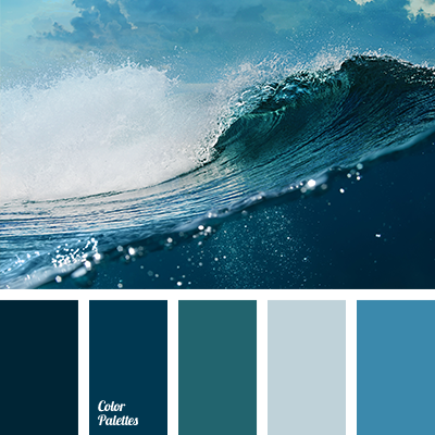 400x400 Color Of Ocean Water Color Palette Ideas - Watercolor Color Combinations