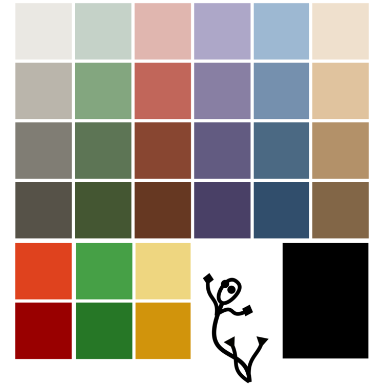 750x750 Palette Color Scheme Watercolor Painting Free Commercial Clipart - Watercolor Color Schemes