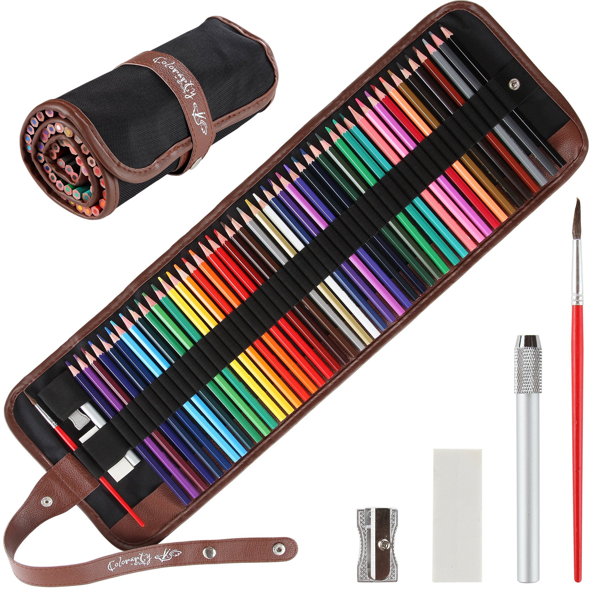 2048x2048 Colorarty 48 Watercolor Colored Pencils Amp Case Set - Watercolor Colored Pencils