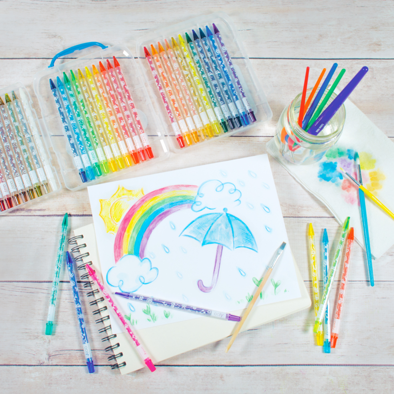 800x800 Rainbow Doodlers Watercolor Pencils - Watercolor Colored Pencils